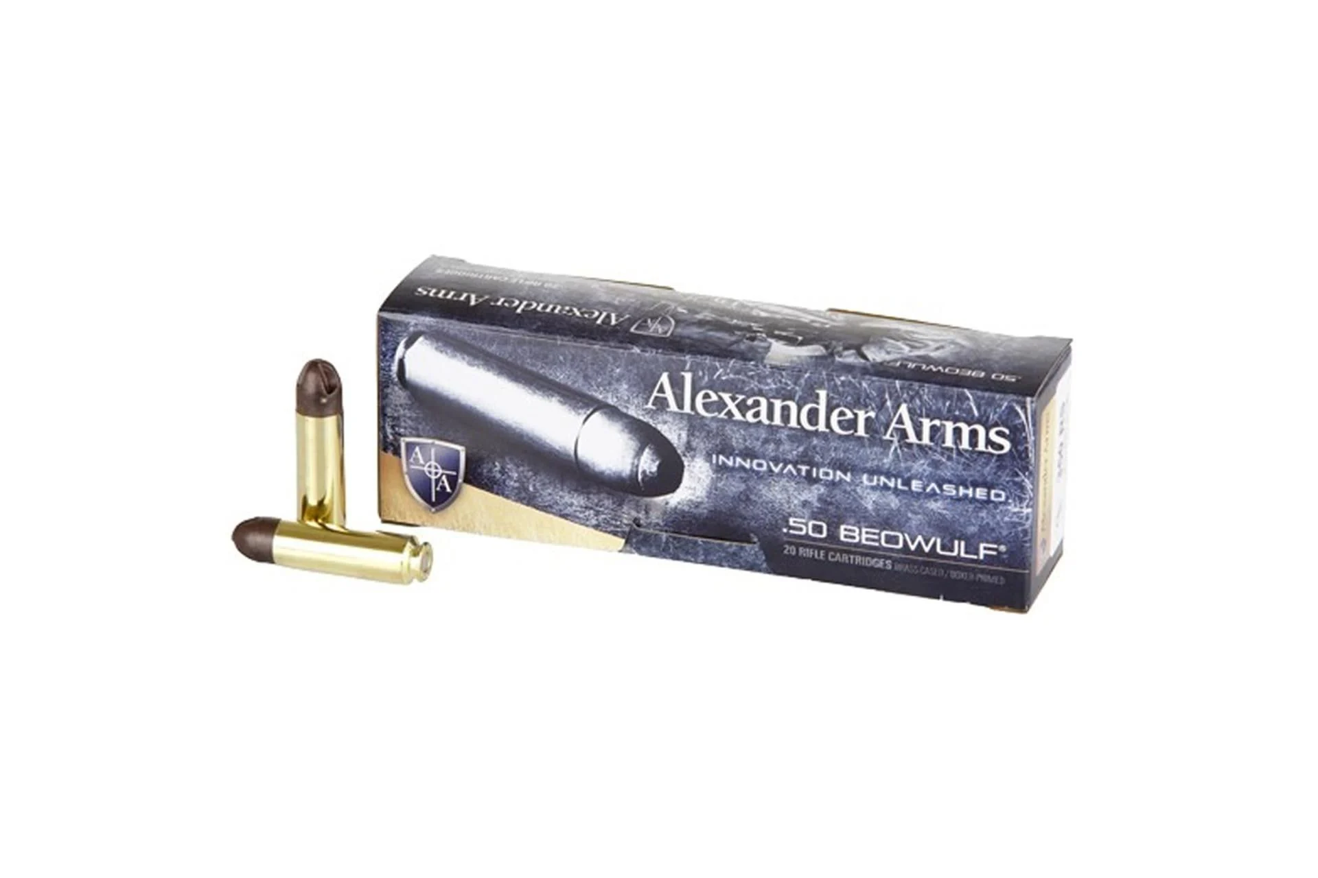Alexander Arms AB200ARXBX PolyCase Inceptor ARX 50 Beowulf 200 gr Inceptor ARX (IARX) Rifle Ammo - 20 Rounds - A-B200ARXBX