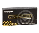 Ammo Inc Signature Target 223 Ammo 55 Grain Full Metal Jacket - 223055FMJ-A20