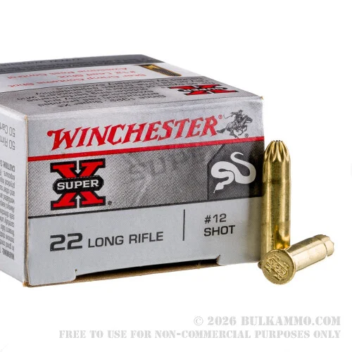 500 Rounds of .22 LR Ammo by Winchester Super-X - 29gr #12 shot