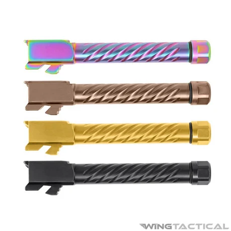 Ballistic Advantage Premium Spiral Fluted Threaded Barrel for Glock 17