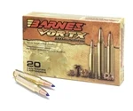 Barnes VOR-TX 260 Remington Ammo 120 Grain TTSX Polymer Tipped Spitzer Boat Tail Lead-Free