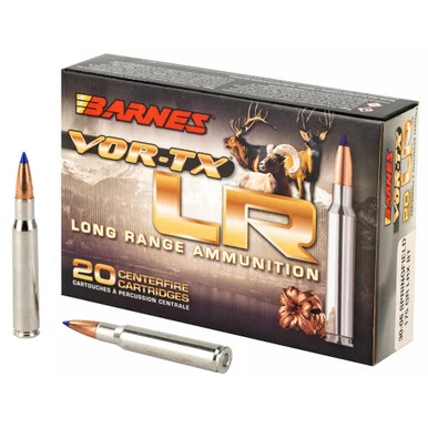 Barnes VOR-TX Long Range, .30-06 Springfield, 175 Gr, 20 Rds, Nickel-Plated Brass