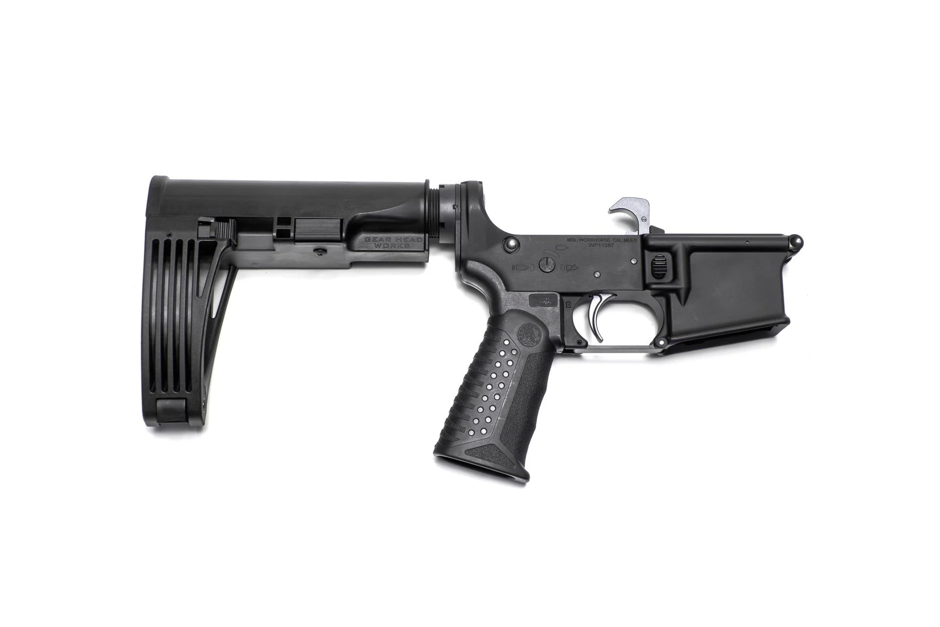 Battle Arms Workhorse Complete Pistol Lower with Tailhook Mod2 - WH-LR-P-MOD2