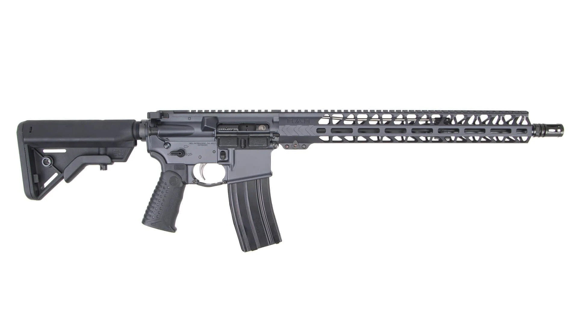 Battle Arms Workhorse Patrol Carbine 16" 5.56 NATO 30rd Semi-Auto AR Rifle - Combat Gray - WORKHORSE-010