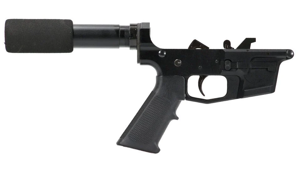 BC-9 | Complete Lower Assembly | 9MM Glock Compatible | Pistol Lower | Black Anodized