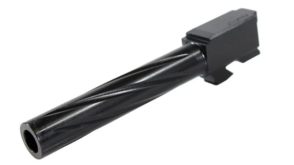 Barrel for Grizzly 101 & Glock 17  | 9mm | Black Nitride Spiral Fluted | Unthreaded