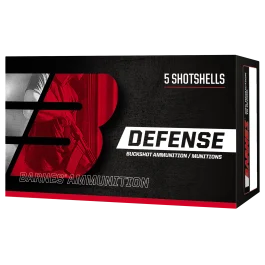 Barnes Bullets Defense 12 Gauge 2.75 21 Pellets 4 Buck 32012