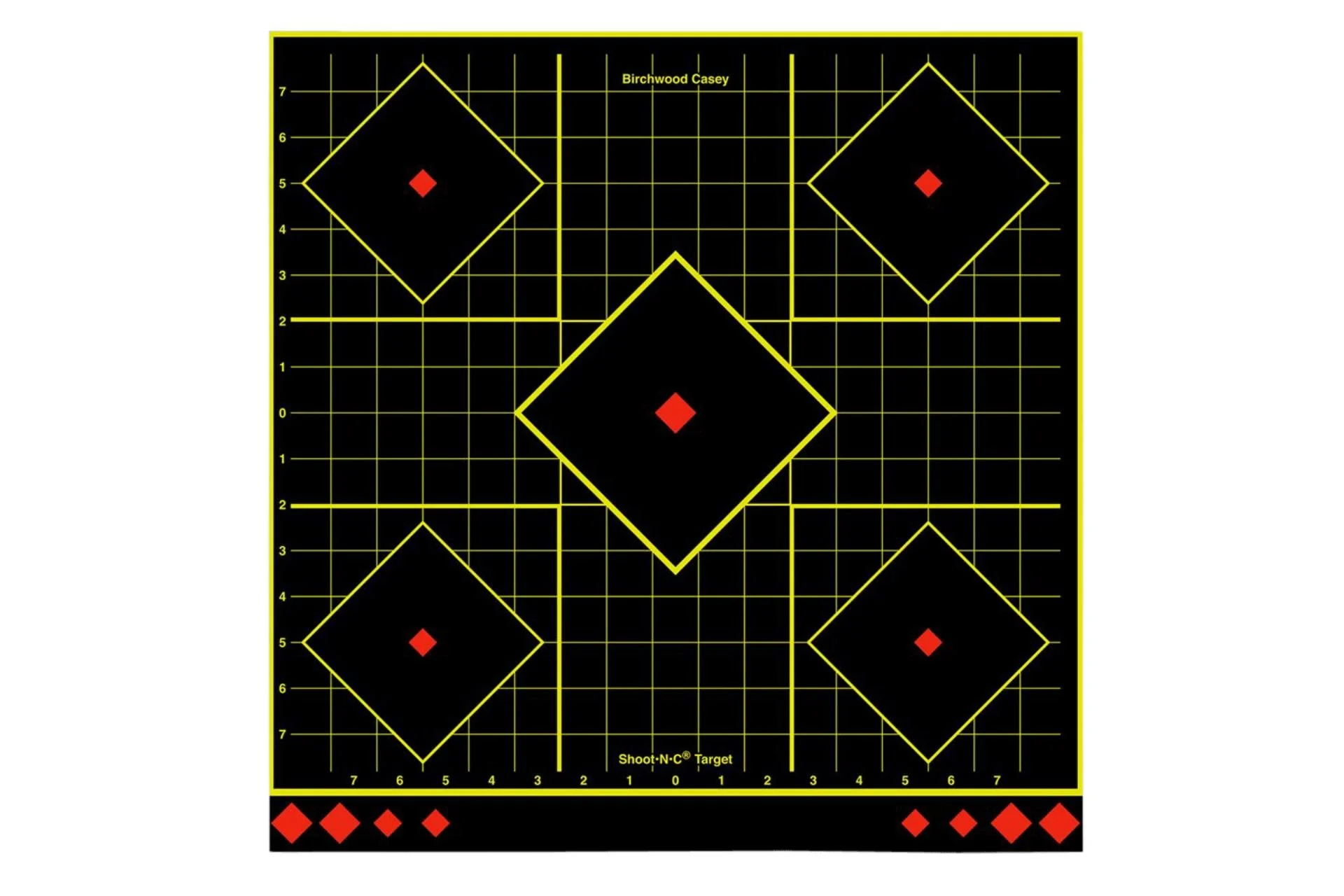 Birchwood Casey, Shoot-N-C Target, Sight-In, 17.75", 5 Targets - BC34175