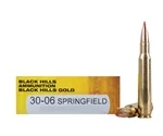 Black Hills Gold 30-06 Springfield Ammo 168 Grain Hornady ELD-M