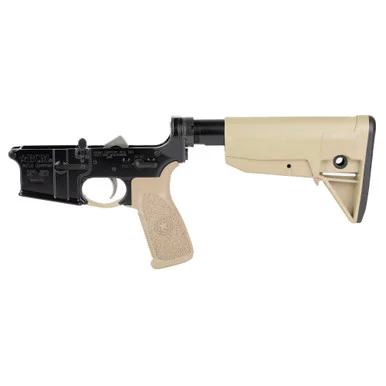 Bravo Company BCM CMPLT LWR W/STK MOD 0, Multi-Caliber, Flat Dark Earth, Anodized Finish