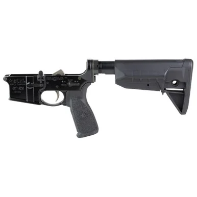 Bravo Company BCM Complete Lower Receiver, SOPMOD 0 Widebody Stock, Anodized Black