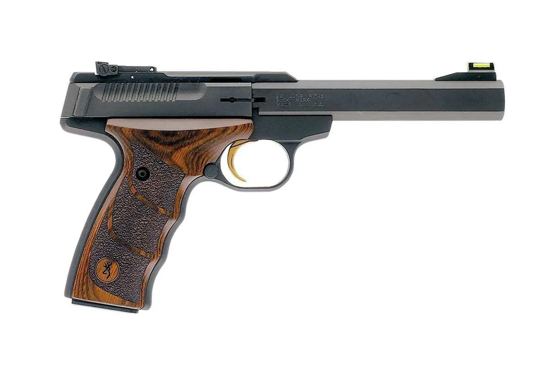 Browning Buck Mark Plus UDX *CA, 22 LR 10+1 5.5", Matte Black Serrated Slide & Aluminum Frame, Finger Groove Laminate Grip - 51428490