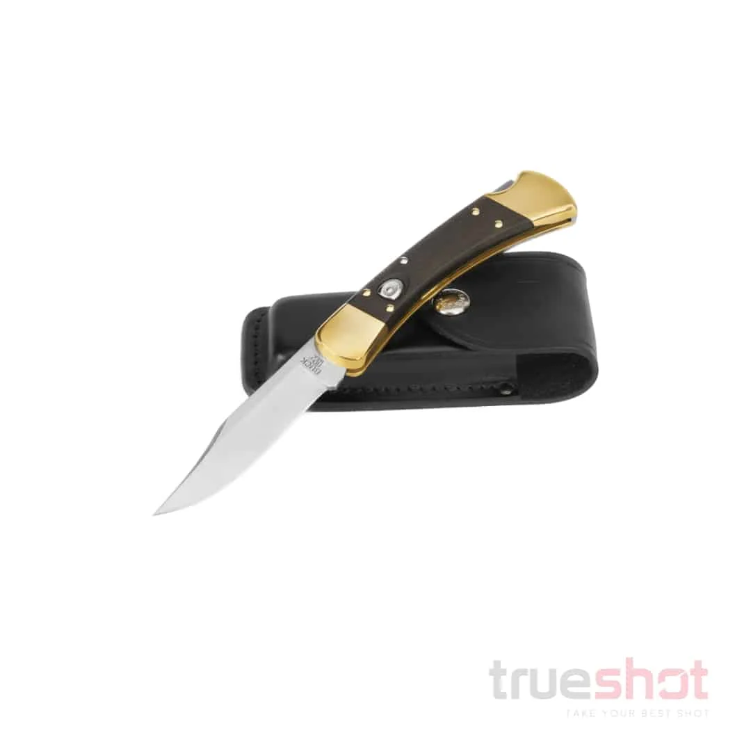 Buck - 110 Auto Elite -Ebony - 420HC - Satin - 3.75"