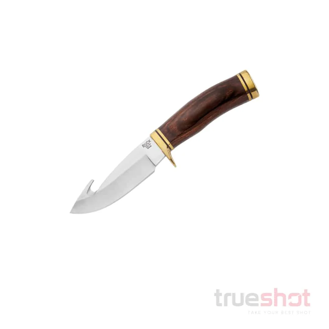 Buck - 191 Zipper - Walnut/Brass - Heritage Guthook - 420HC - 4.125"