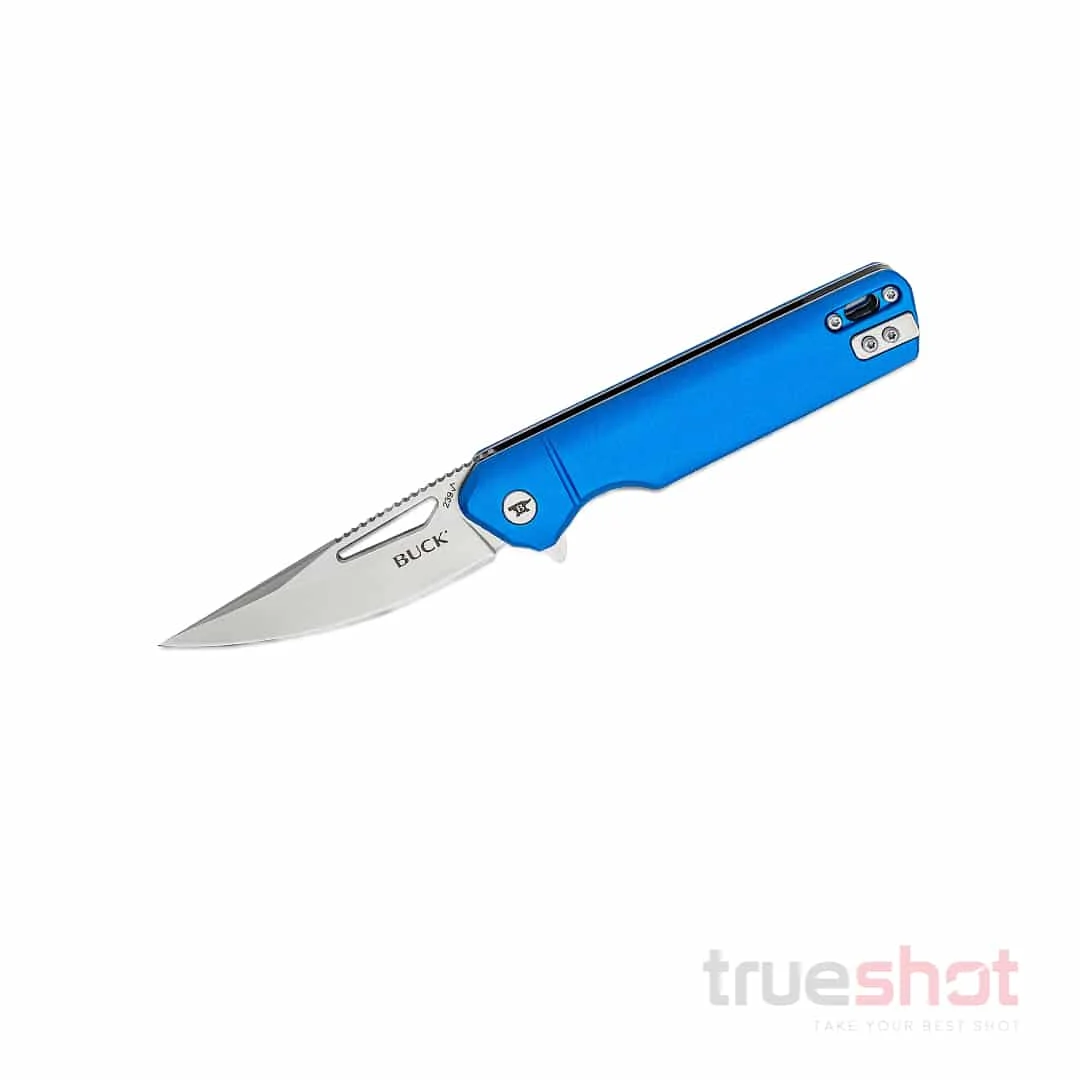 Buck - 239 Infusion - Blue - Aluminum - Satin - 7Cr - 3.25"