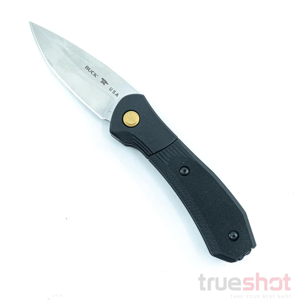 Buck - 591 Paradigm Auto - Black G-10 - S35VN - Satin - 3.00"