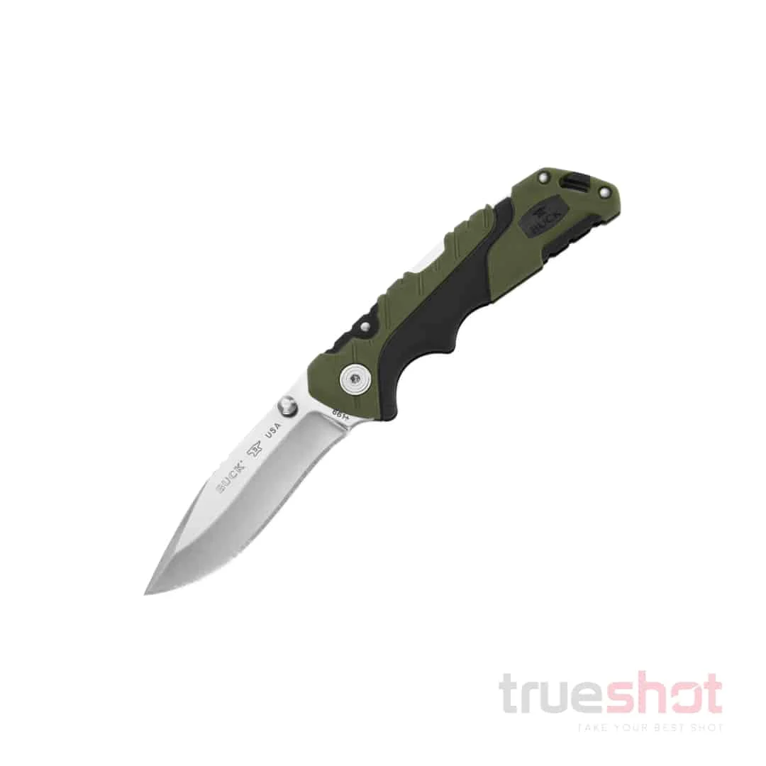Buck - 659 Pursuit Large Lockback - Green GFN - 420HC - 3.62"