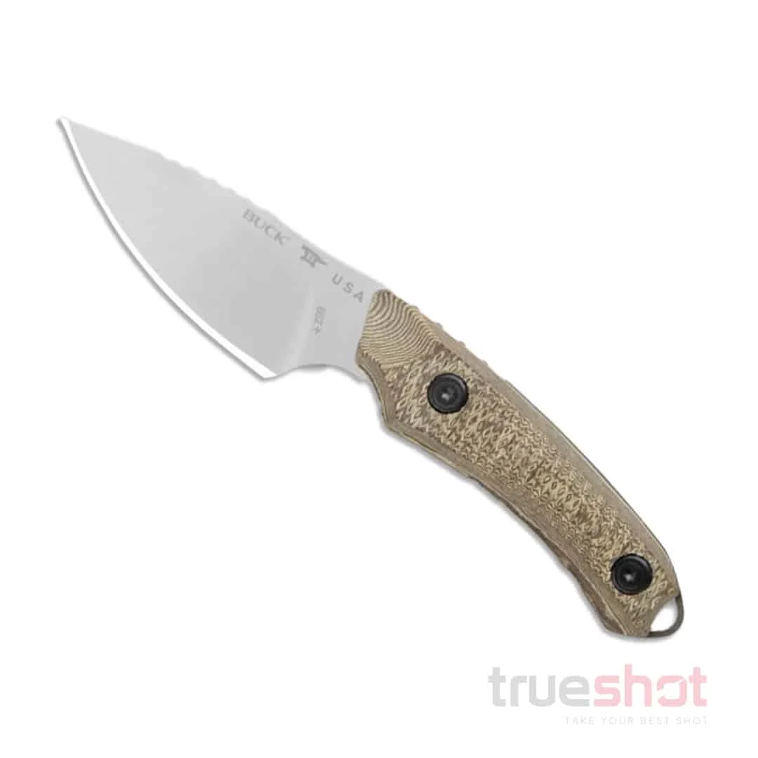 Buck- 662 Alpha Hunter-Fixed Blade Knife - Richlite - 2.8" - Satin - 0662BRS-B