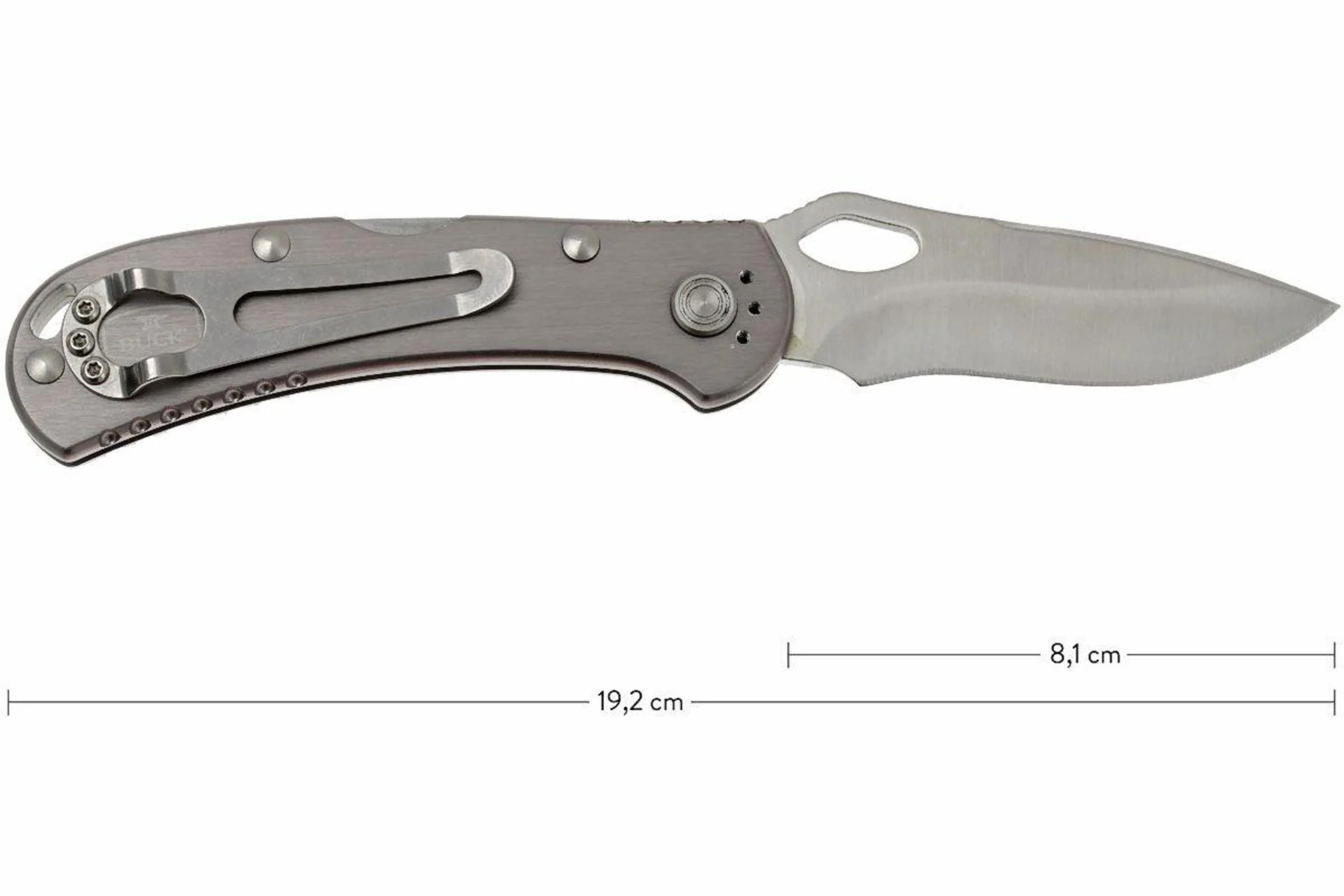 Buck Knives 0722GYS1-B Spitfire 3.25" Folding Knife - Gray - 0722GYS1-B