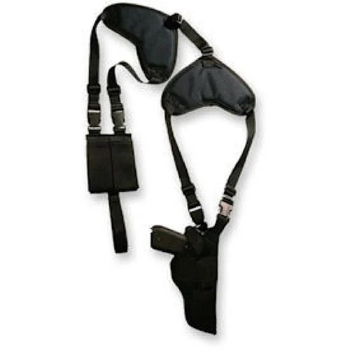 Bulldog Deluxe Shoulder Harness, Sz 20 Holster Black Nylon
