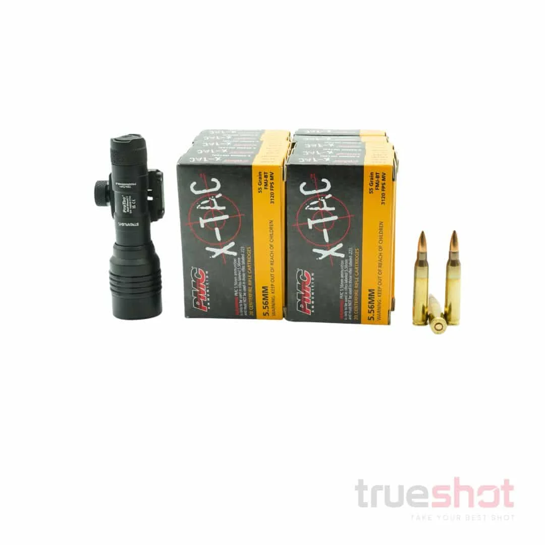 BUNDLE DEAL: Streamlight ProTac Rifle Light and 200 Rounds of Ammo