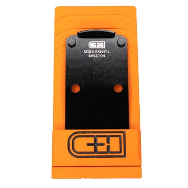 C&H Precision CPSGRX-RSH-FIL, Optic Mounting Plate, Black Anodized