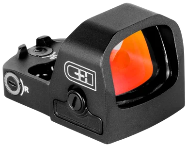 C&H Precision RD-EDC-RD-GLX, Red Dot, 3 MOA, Black