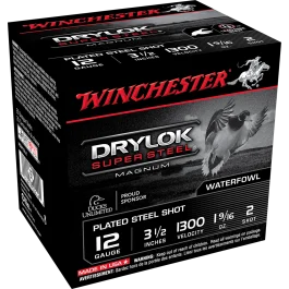 Winchester Drylok Super Steel 12 Gauge 3.50 1 9/16 oz 2 Shot XSM12L2