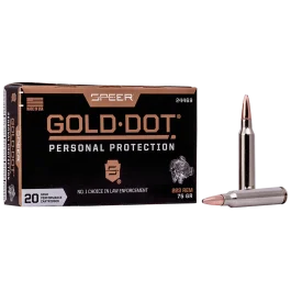 Speer Gold Dot 223 Remington 75 Grain Soft Point Ammo