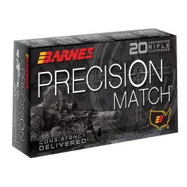 Barnes Bullets Precision Match 308 Winchester 175 Grain Open Tip Match (OTM)