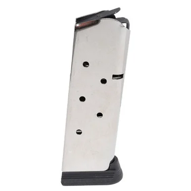 Colt Magazine, .45 ACP, CCO w/Bumper, 7 Rds, Stainless Steel