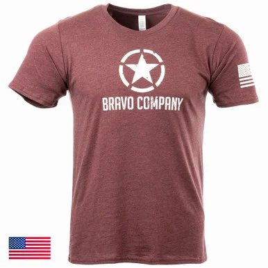Command Tee S/S, Mod 2 (Burgundy/Cream)