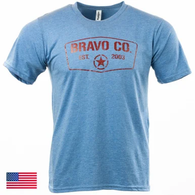 Command Tee S/S, Mod 3 (Light Blue/Red)
