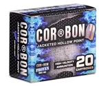 CorBon 9mm Luger +P Ammo 115 Grain Jacketed Hollow Point - SD09115/20