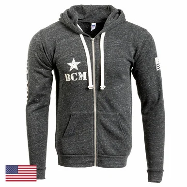 Corps Hoodie Zip, Mod 30 (Charcoal / White)