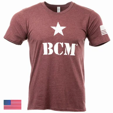 Corps Tee S/S, Mod 1 (Burgundy/Cream)