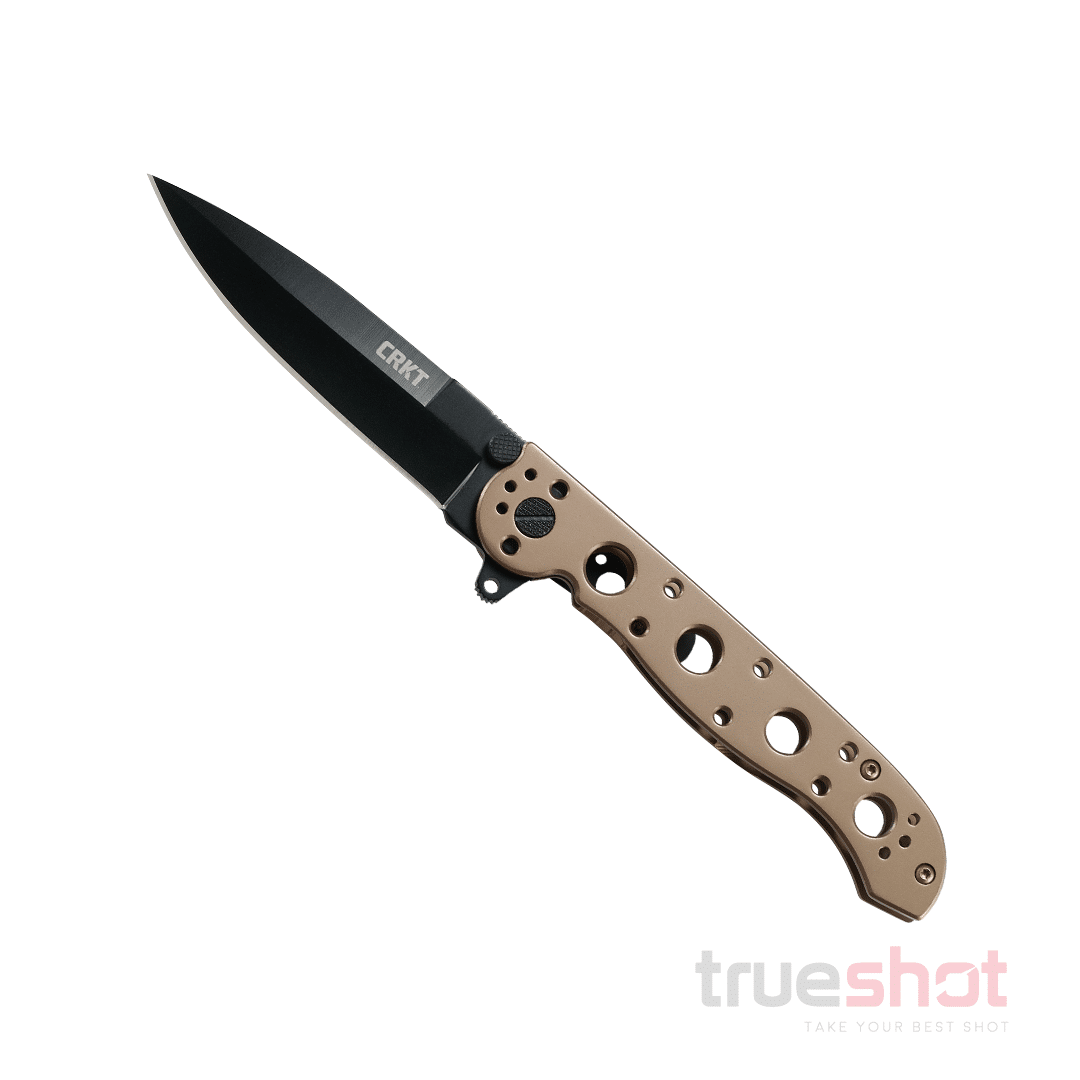 CRKT - M16-03BK Stainless Steel Frame Lock - Black Blade - Bronze - Stainless Steel - Sandvik 12C27 - 3.55"