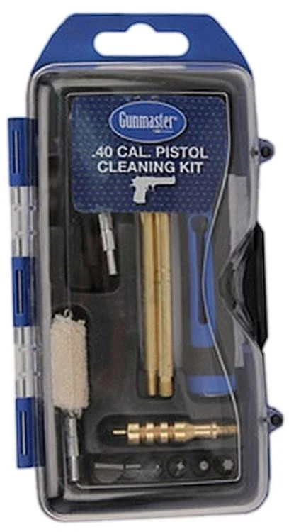 DAC Gunmaster Pistol Cleaning Kit, 14 Pieces, 40/10MM, Includes 6 Piece Driver Set