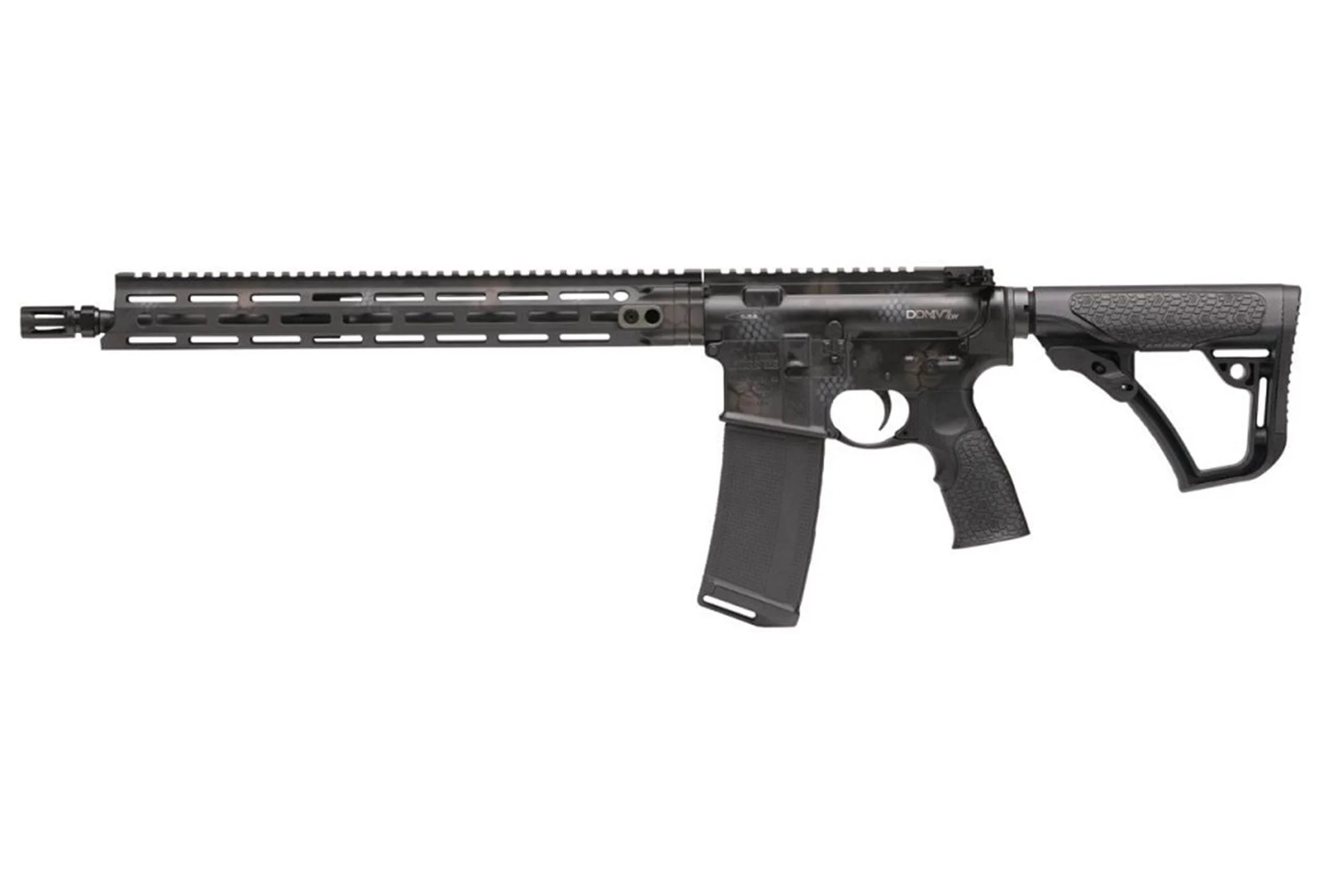Daniel Defense 0212802267055 DDM4 V7 *CA Compliant 5.56x45mm NATO 16" 10+1 Rattlecan Cerakote 6 Position w/SoftTouch Overmolding Stock - 104009