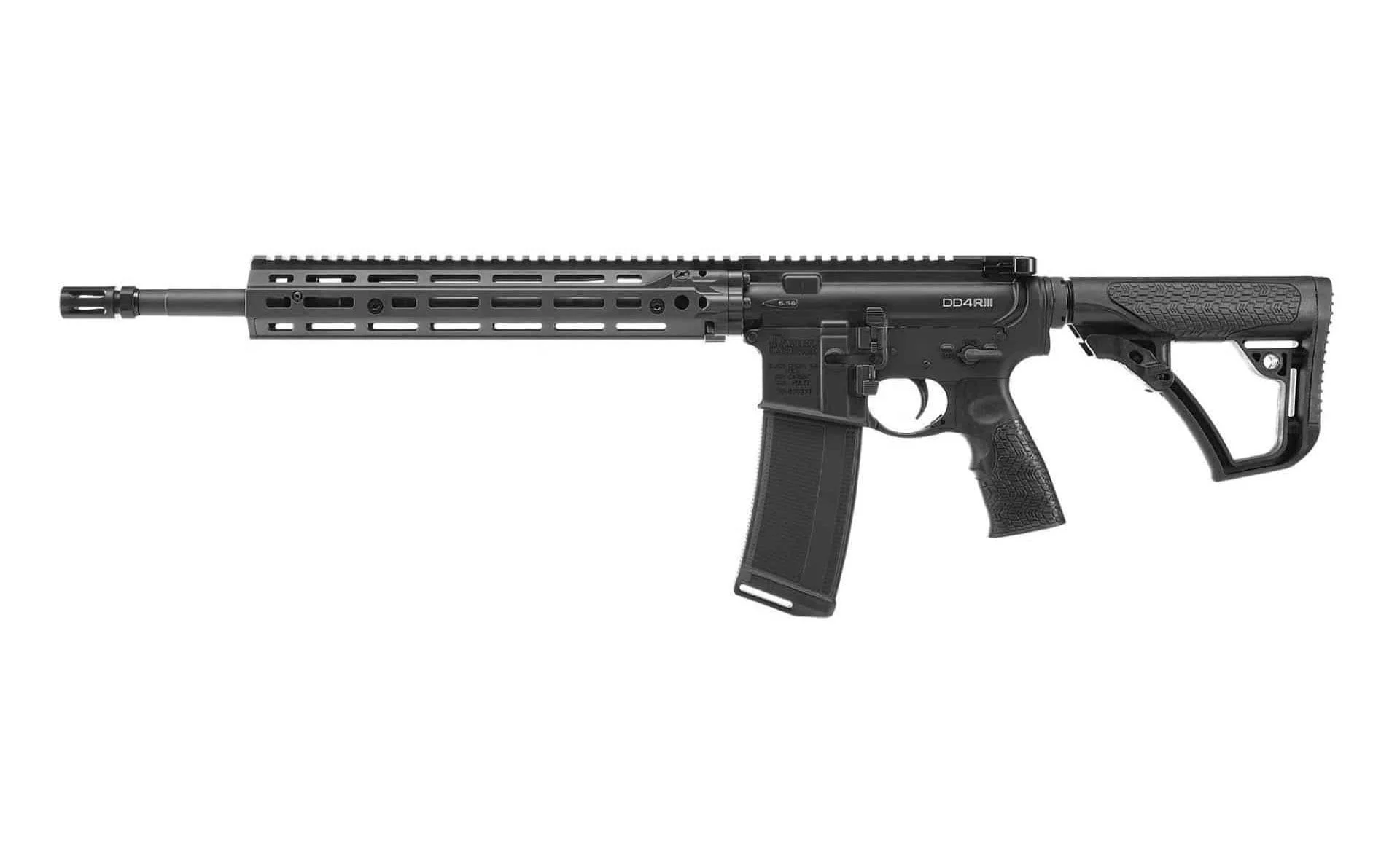 Daniel Defense DD4 RIII 223REM/556NATO 16" 32+1 - Black - DD02-191-10750-047