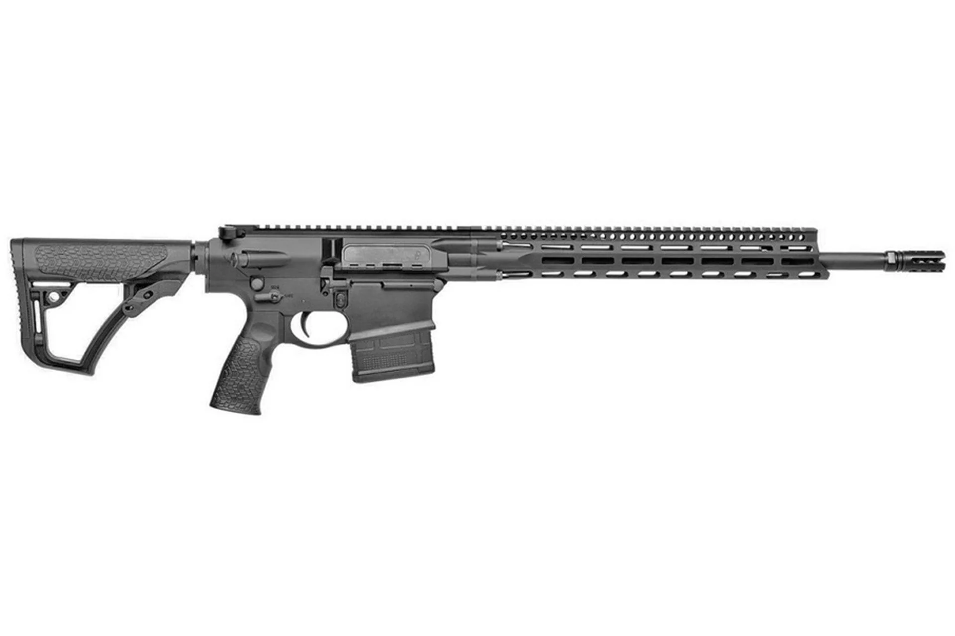 Daniel Defense DD5 V4-CC Semi-auto 18" 762 NATO/ 308 WIN, 1:11" Twist, Black, DD Stock, MLOK Rail, 10Rd, 33.3 Tactical CalCatch Installed - DD02-158-13210-055