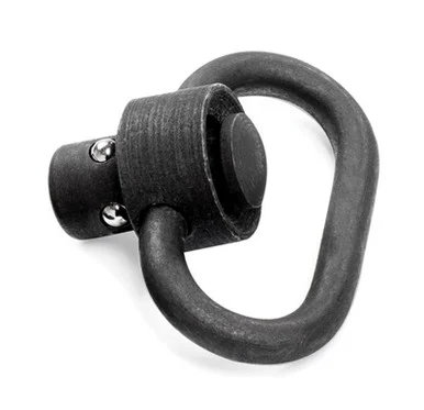 Daniel Defense Heavy Duty Push Button Quick Detach Sling Swivel, 1.25" Loop, Heavy Phosphate Finish