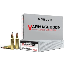 Nosler Varmageddon 221 Rem Fireball 40 Gr Flat Base Tipped Ammo