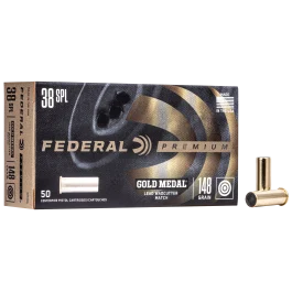 Federal Premium 38 Special 148 Grain Lead Wadcutter GM38A