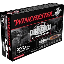 Winchester Expedition Big Game 270 Win 150 Grain Nosler AccuBond Long-Range