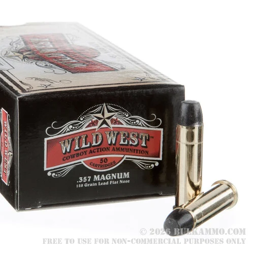 1000 Rounds of .357 Mag Ammo by Sellier & Bellot - 158gr LFN