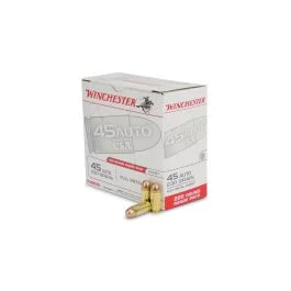 Winchester USA 45 ACP 230 Grain FMJ - 200 Round Range Pack