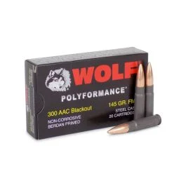 Wolf Polyformance 300 Blackout 145 Grain FMJ