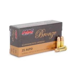 PMC Bronze 25 Auto 50 Grain FMJ