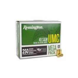 Remington UMC 40 S&W 180 Grain FMJ Mega Pack